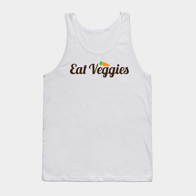 Eat Veggies T-Shirt Tank Top by glutenfreegear